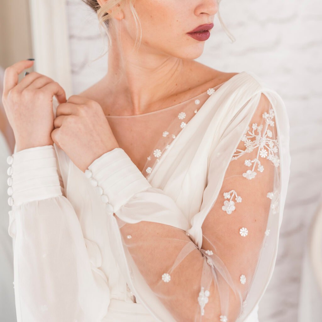 A bride on her wedding day in Istanbul