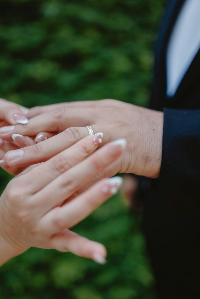 Wedding budget planning documents and pen on a desk
